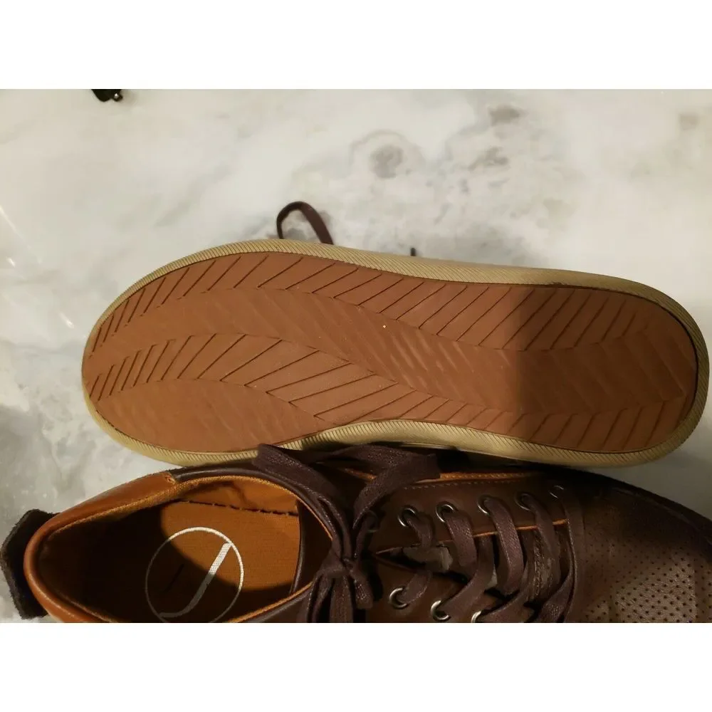 Javi‎ Mens Leather Lined Casual Shoes Lace Up - 9
